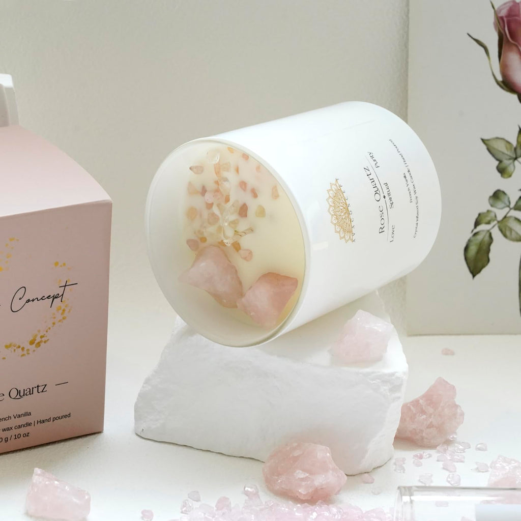 AvaConcept Healing Crystal Candle Gift Set