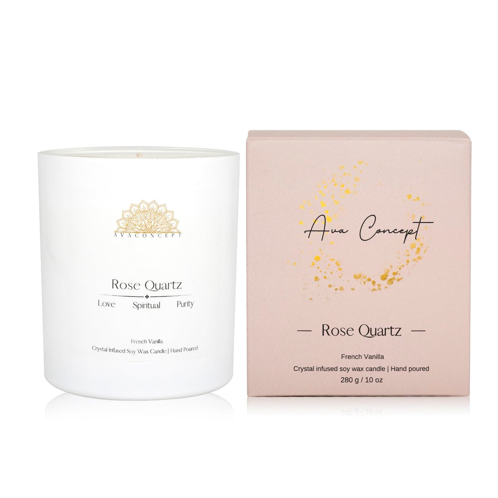 AvaConcept Healing Crystal Candle Gift Set