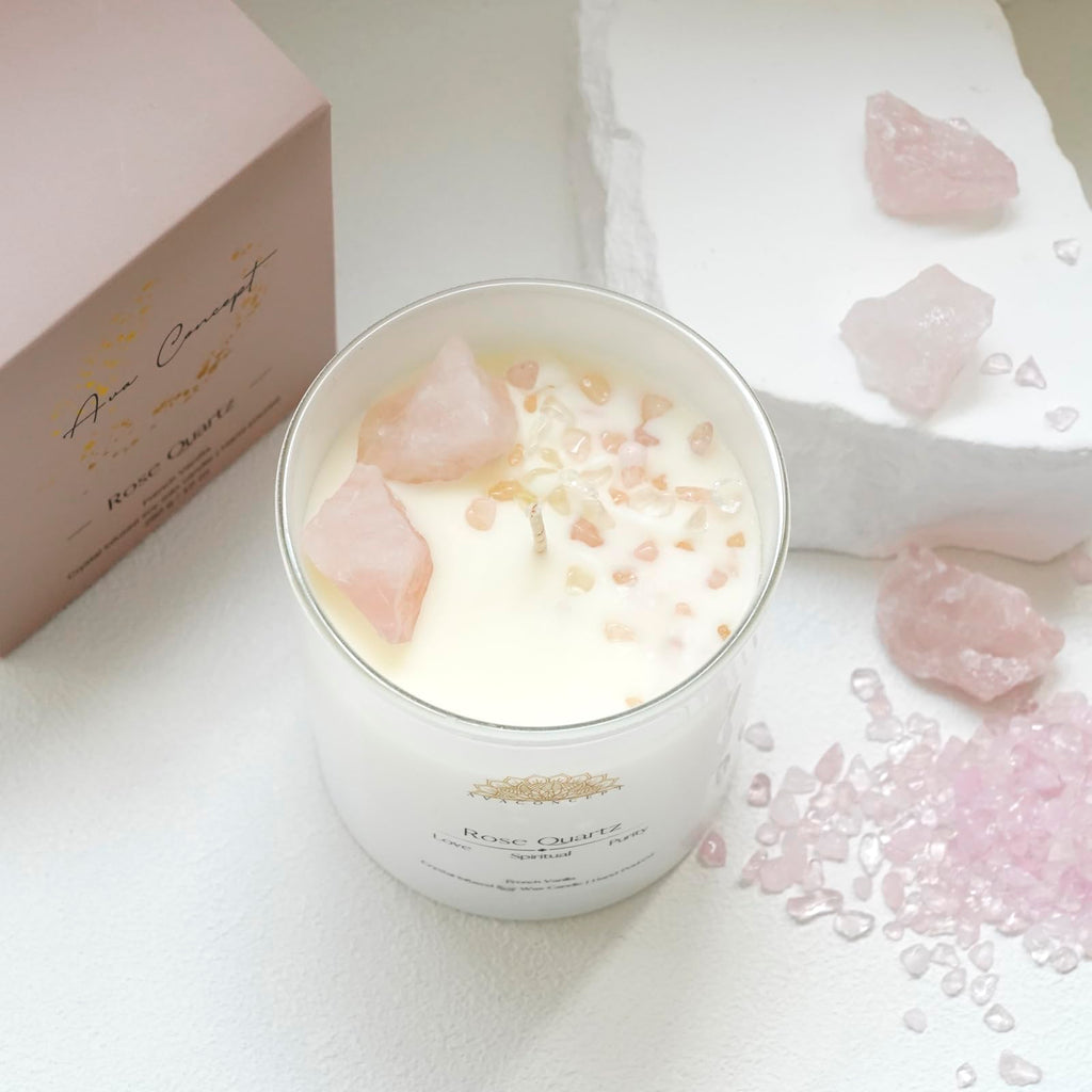 AvaConcept Healing Crystal Candle Gift Set