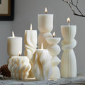 Soy Wax Handmade Ribbed Candles