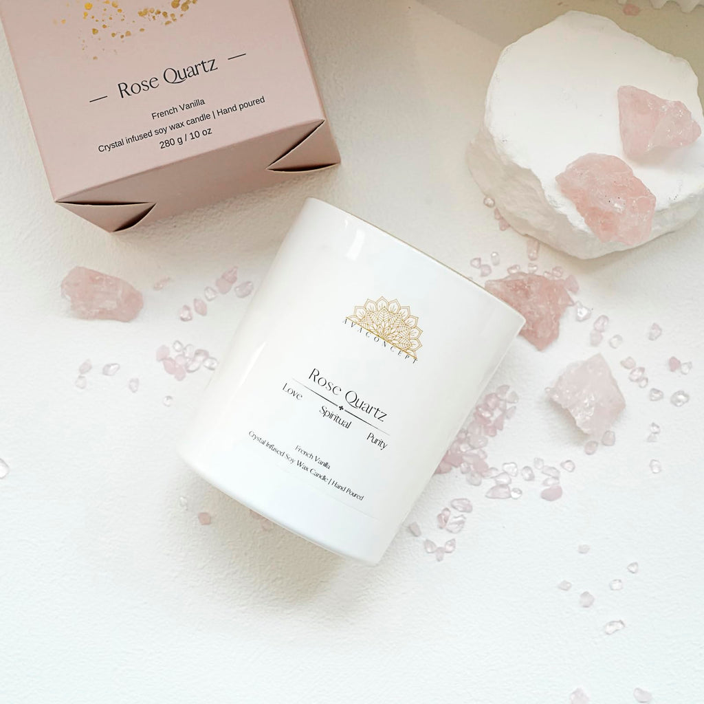 AvaConcept Healing Crystal Candle Gift Set