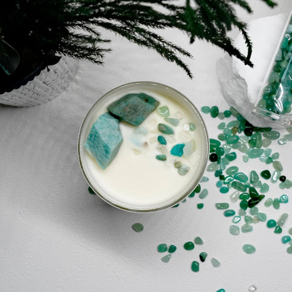 AvaConcept Healing Crystal Candle Gift Set