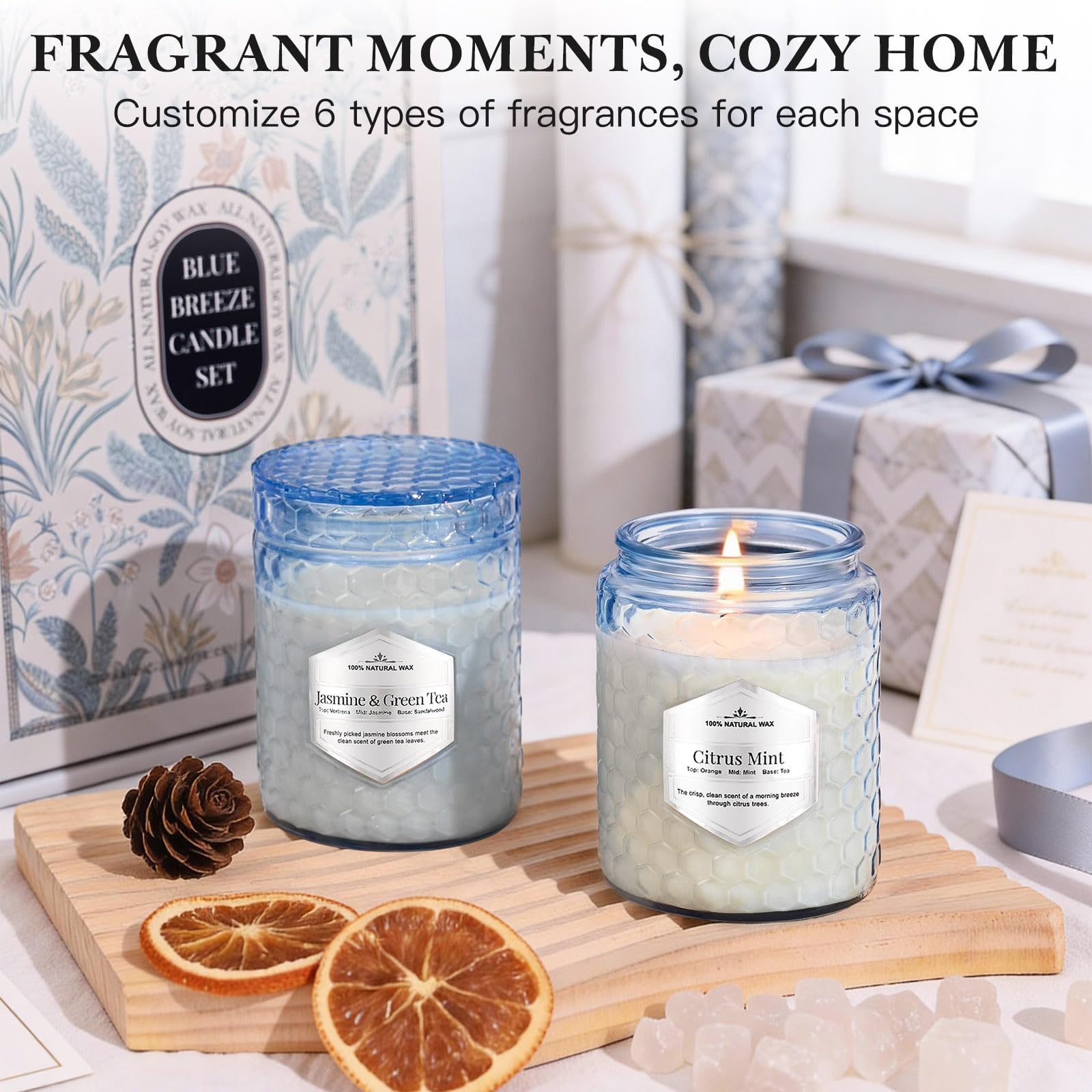 Natural Soy Wax Jar Candles