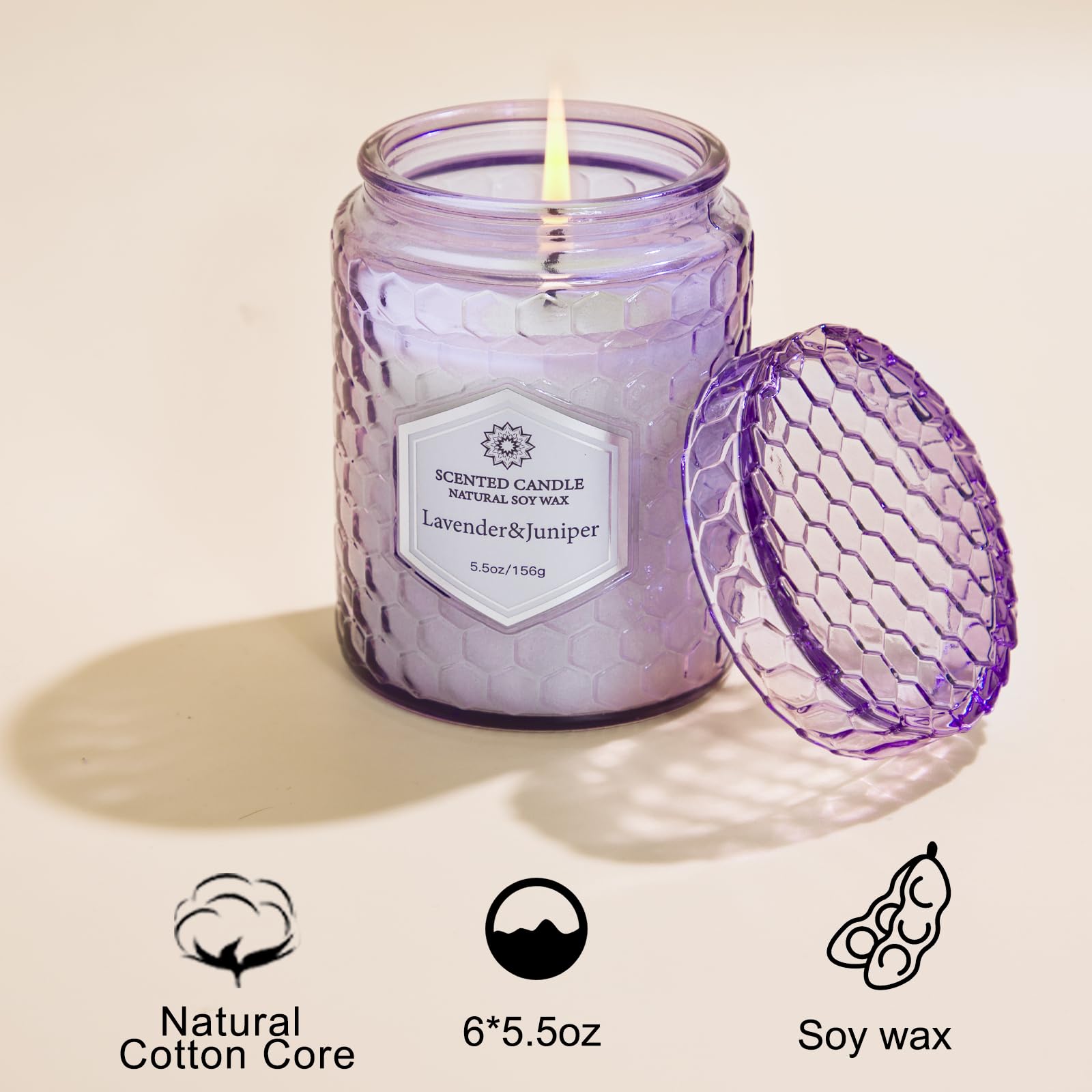 Natural Soy Wax Jar Candles
