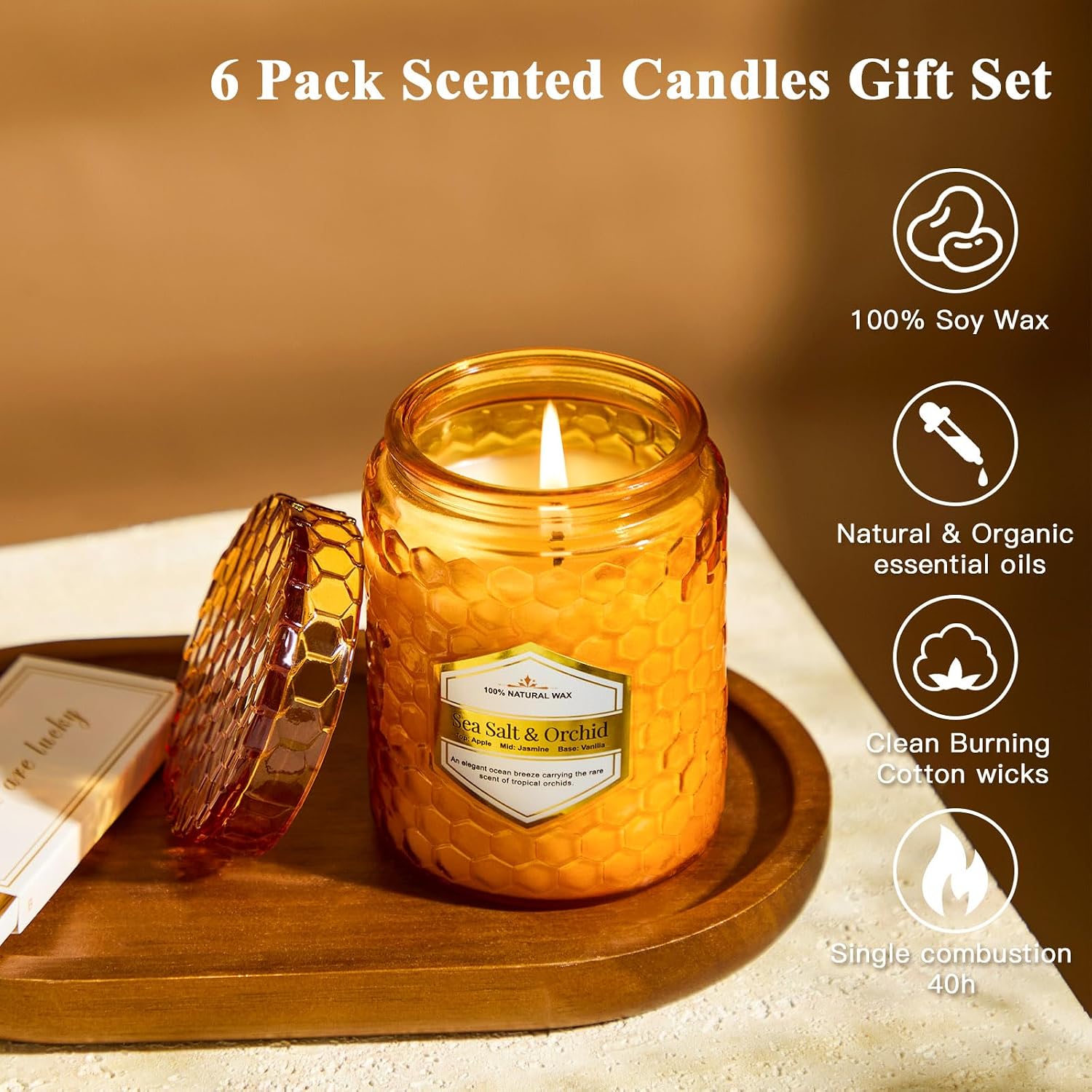 Natural Soy Wax Jar Candles