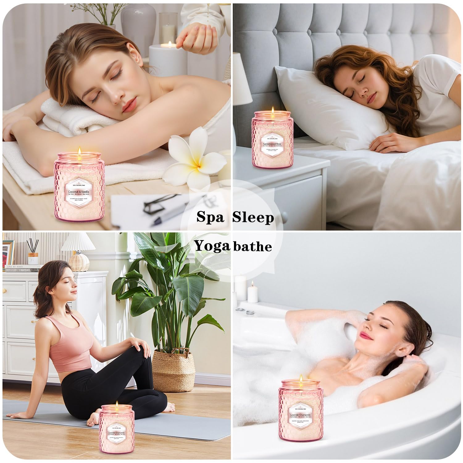 Natural Soy Wax Jar Candles