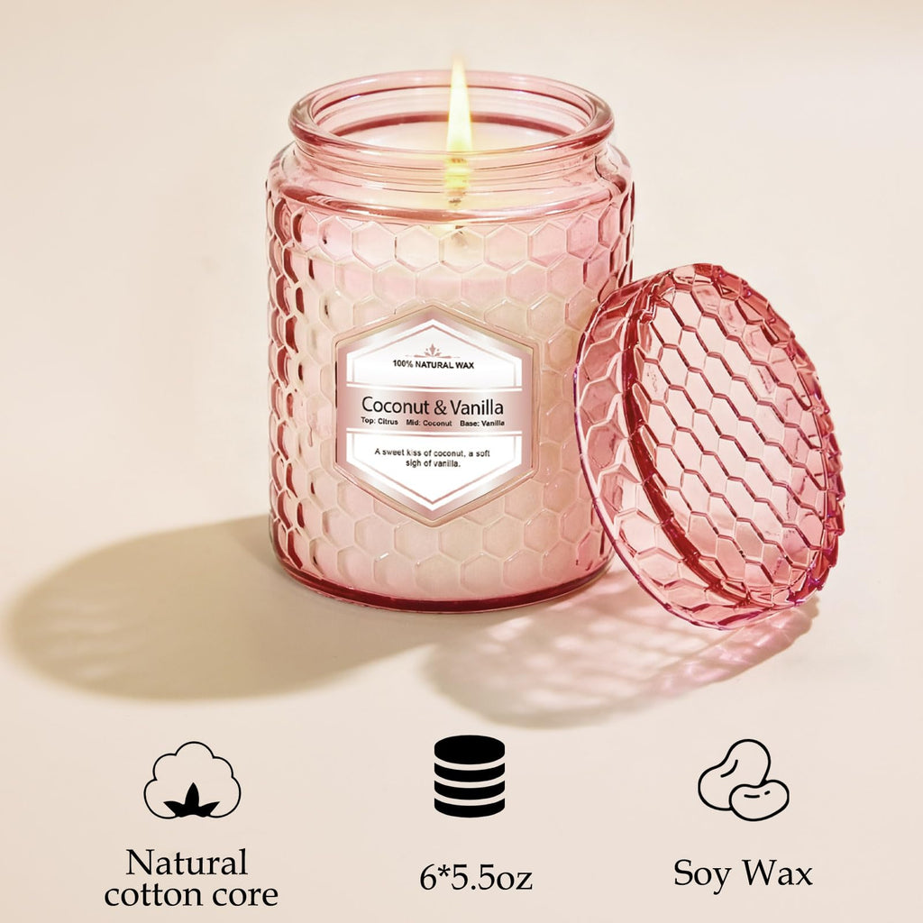 Natural Soy Wax Jar Candles