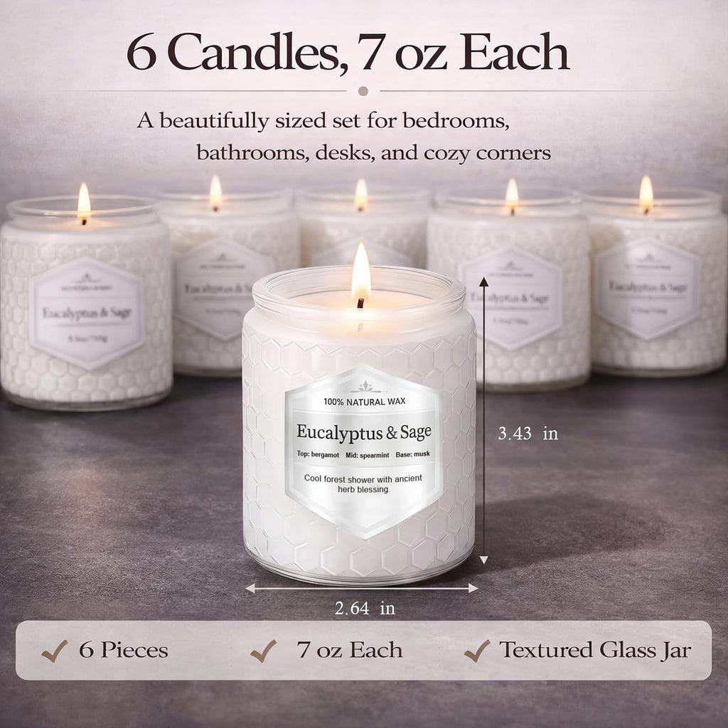 Natural Soy Wax Jar Candles