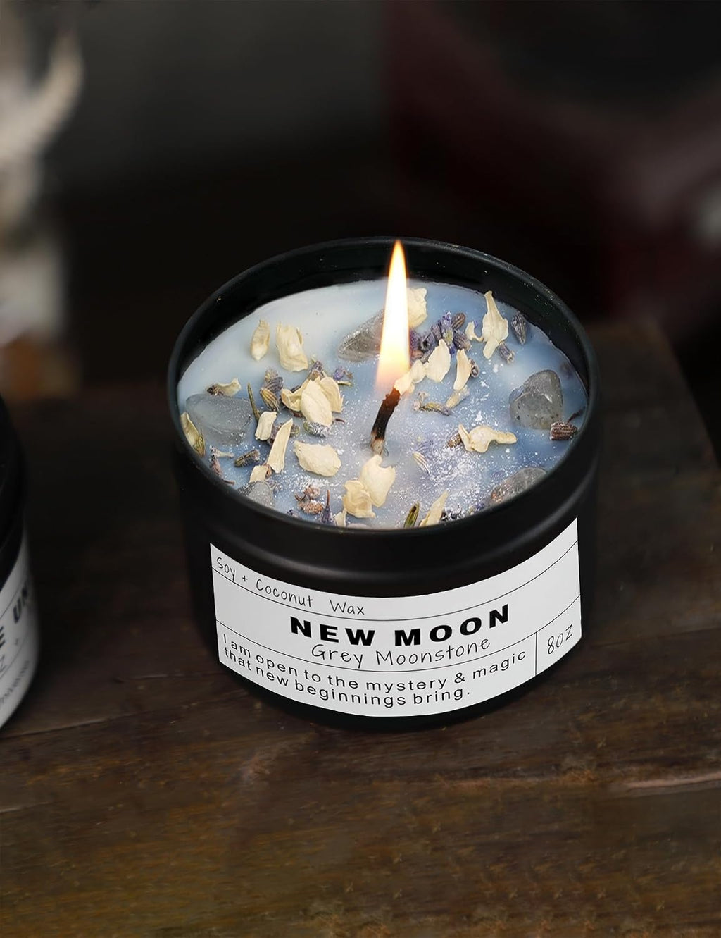 Crystal Soy Candles, Handmade Wishing Gifts