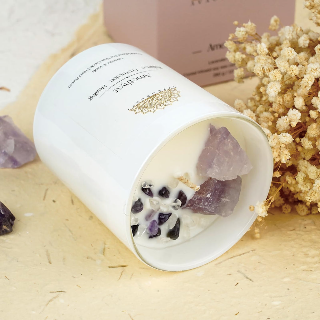 AvaConcept Healing Crystal Candle Gift Set