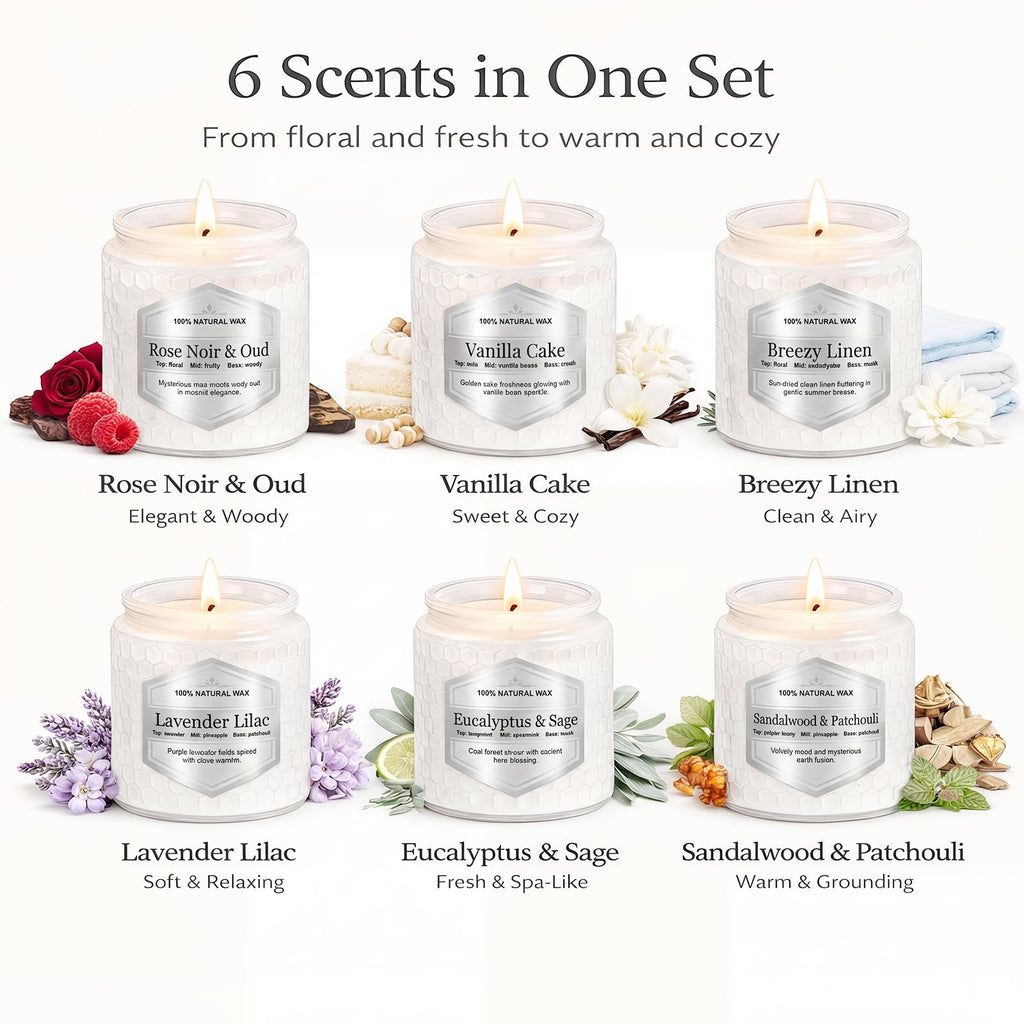 Natural Soy Wax Jar Candles