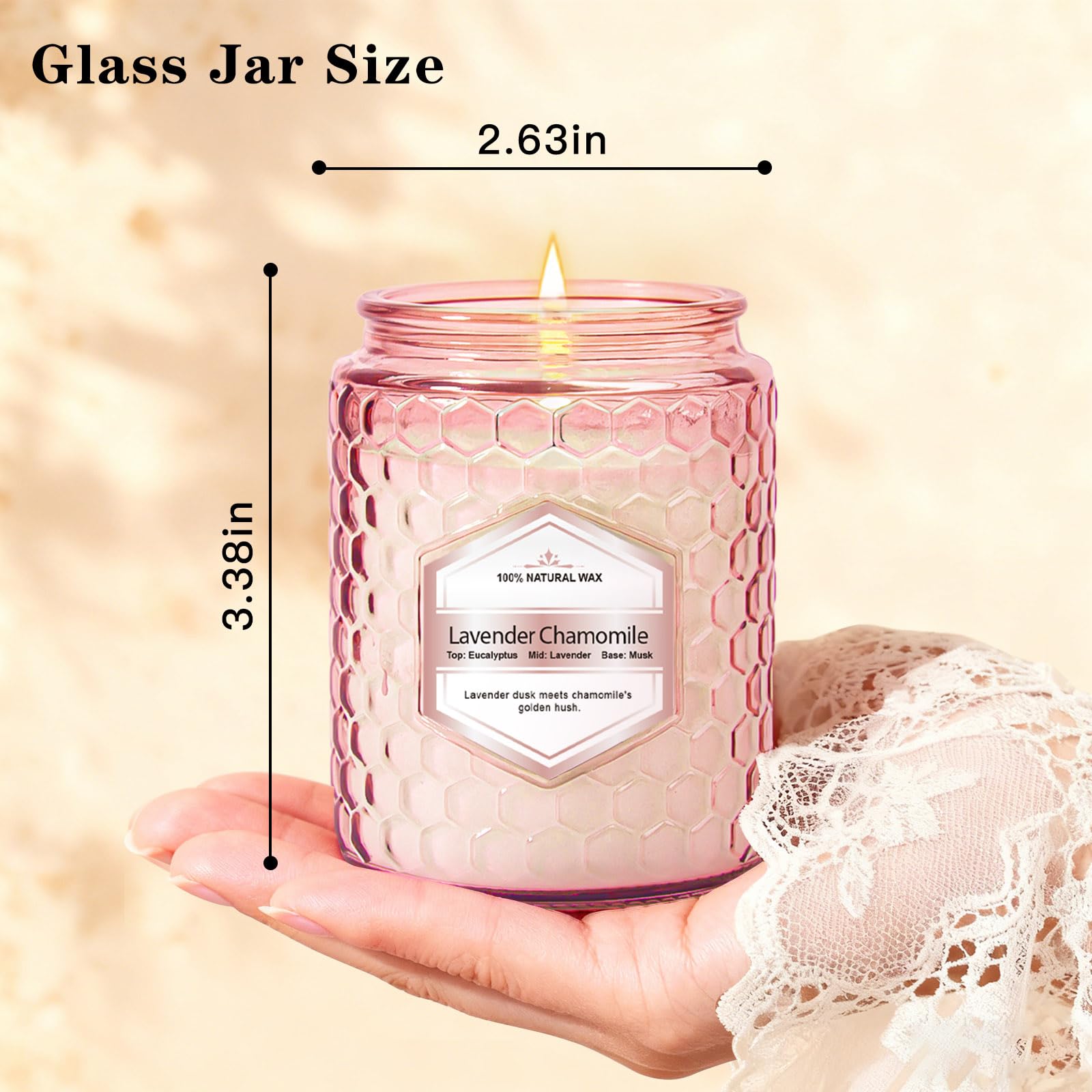Natural Soy Wax Jar Candles