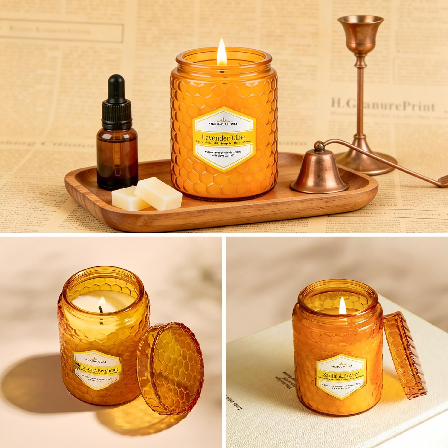 Natural Soy Wax Jar Candles