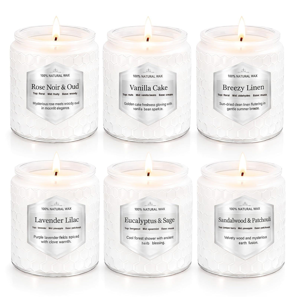 Natural Soy Wax Jar Candles