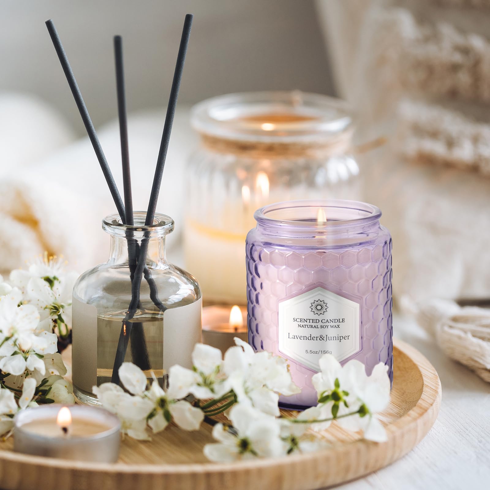 Natural Soy Wax Jar Candles