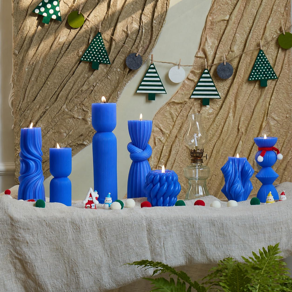 Soy Wax Handmade Ribbed Candles