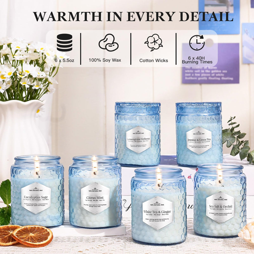 Natural Soy Wax Jar Candles