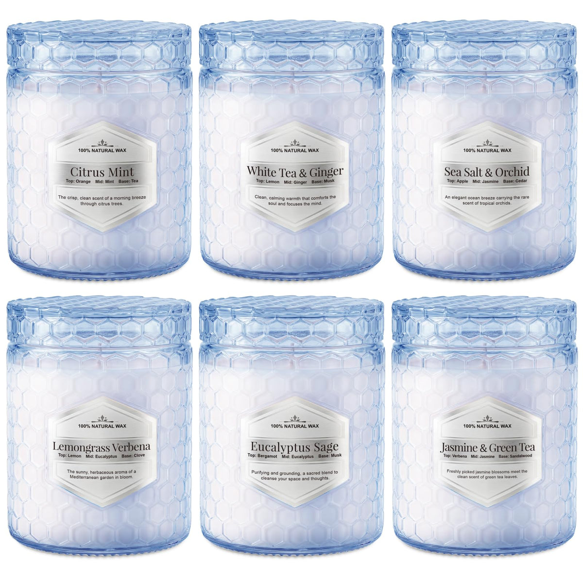 Natural Soy Wax Jar Candles