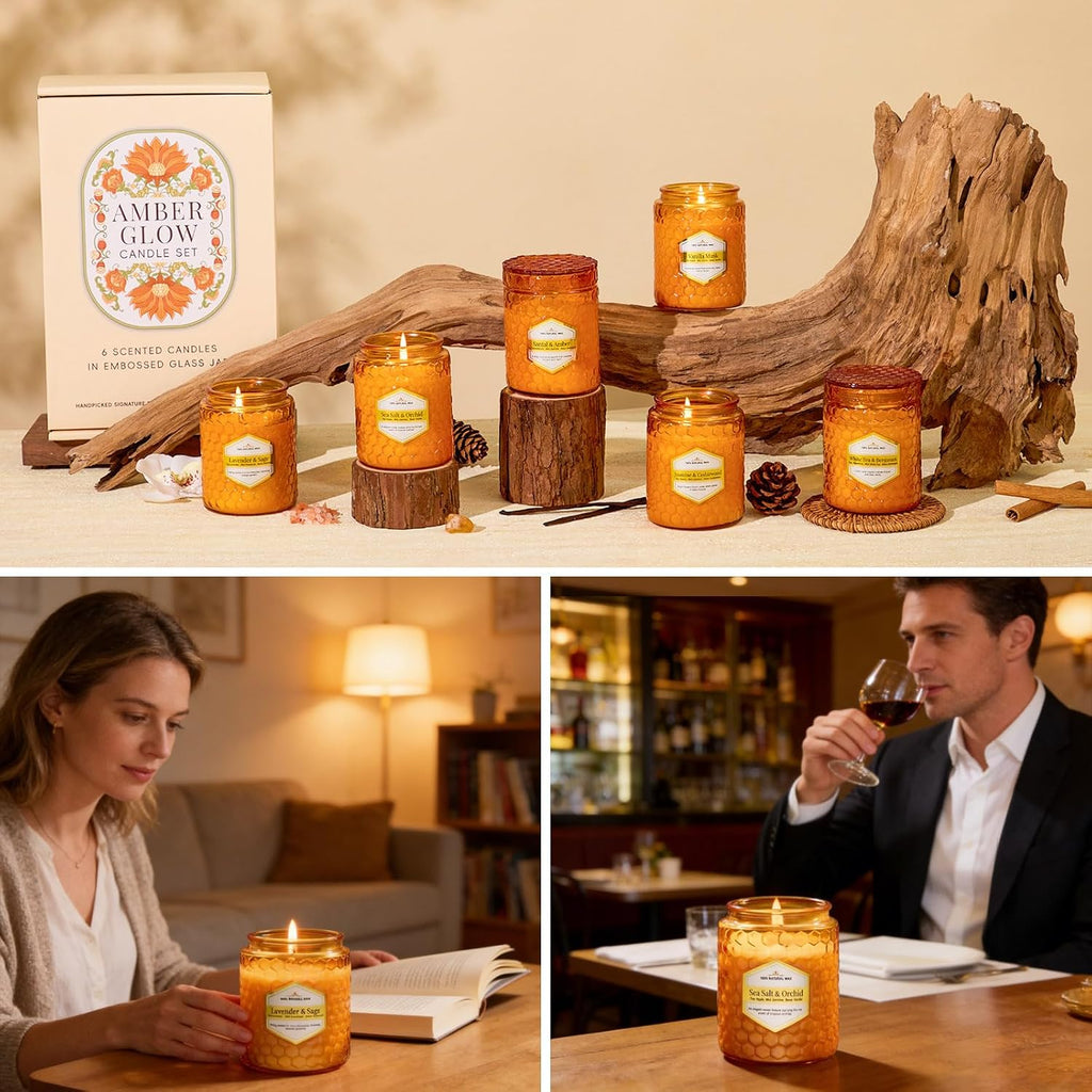 Natural Soy Wax Jar Candles