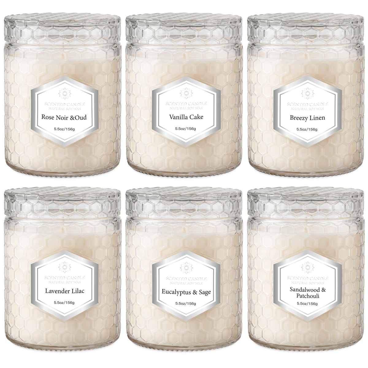 Natural Soy Wax Jar Candles