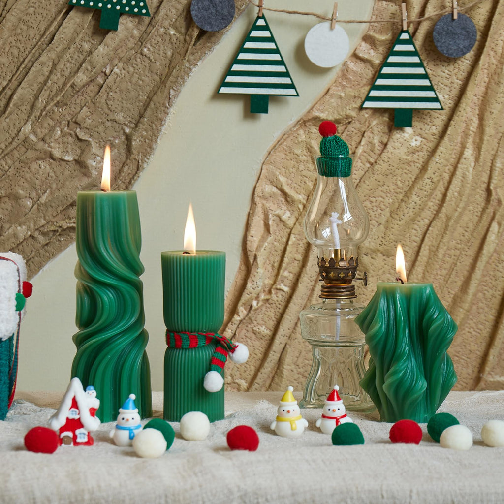 Soy Wax Handmade Ribbed Candles