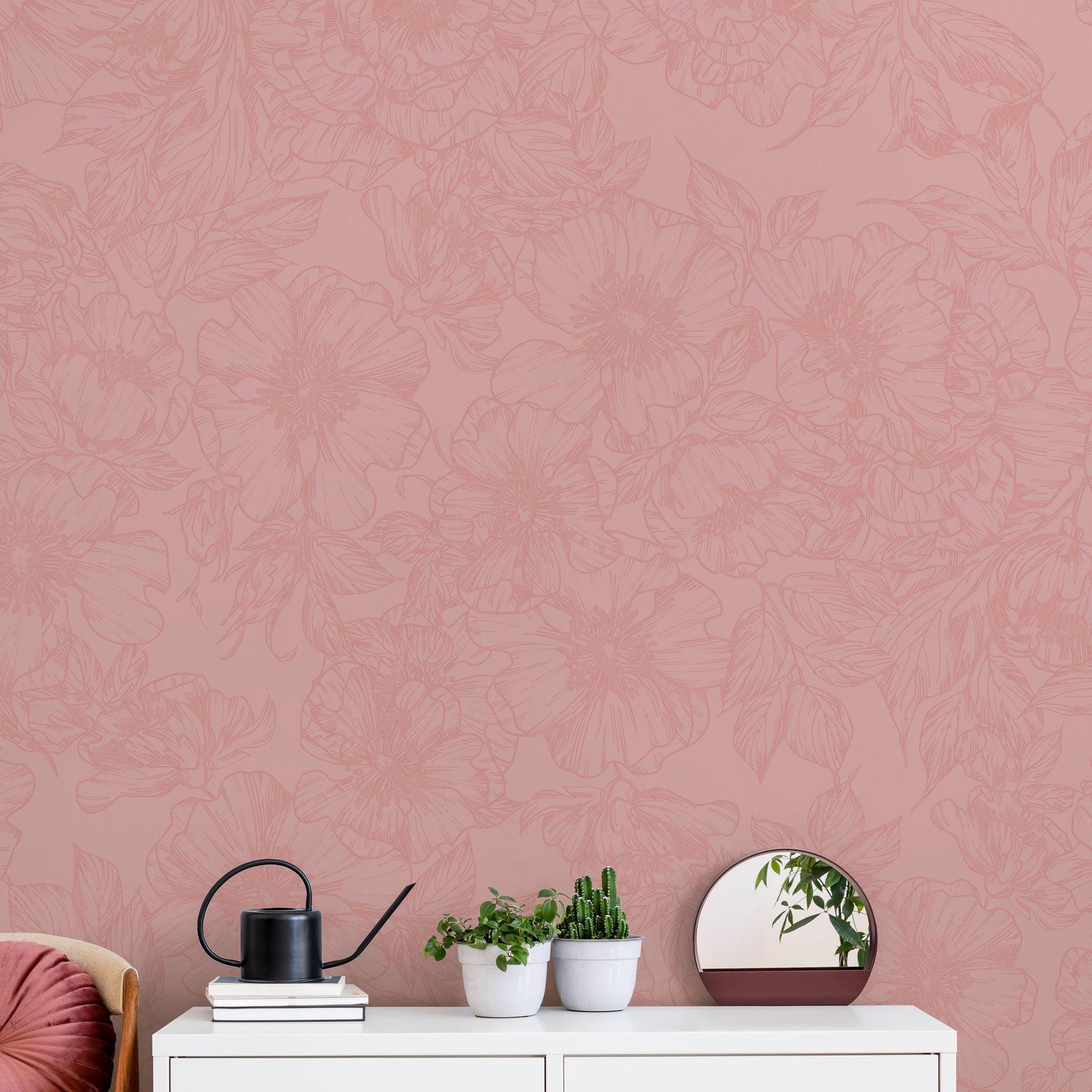 The Dutchess (Pink) Wallpaper